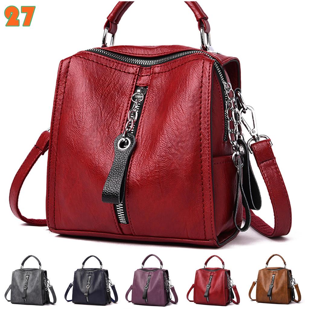 AFONiE Washable Women's Fashion Shoulder Bags Leather Crossbody Bags Casual Messenger Bag main image 1