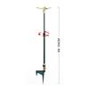 Extendable 360 Degree Swiveling 3 Arm Metal Sprinkler Featuring Solid Metal Base For Large Area Coverage