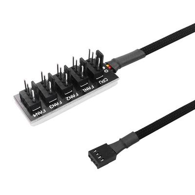 Zubehör PC-Gehäuselüfter CPU-Kühler Lüftergeschwindigkeitsregler-Adapter PC-Lüfter-Hub-Splitter