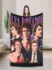 Super Soft Flannel Throw Blanket for Kids Picnic Living Room Sofa  Vintage Ilya Rozanov Bootleg Design Bedspread Cover