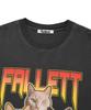 FALLETT Nero Band Short Sleeve T-Shirt Charcoal