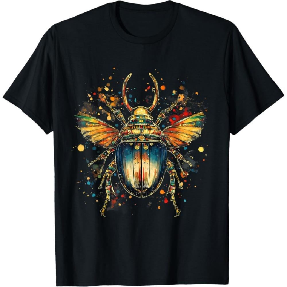 

Ancient Egypt Egyptian God Egyptology Egyptian Scarab Beetle T-Shirt S
