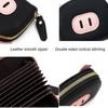 PU Multi Slot Card Holder Wallet Women Men Credit Card Case Zip Coin Purse