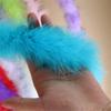 2 Meter dicke, flauschige Feder, weicher Federbesatz, Streifen für Hochzeit, Party, Kostüm, Bühne, Cosplay, DIY-Dekoration