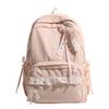 Women's Nylon Lace Bow Backpack Sweet Fresh Aesthetic Daily School Casual Book Bags 2026 New Fashion Student Back Packs