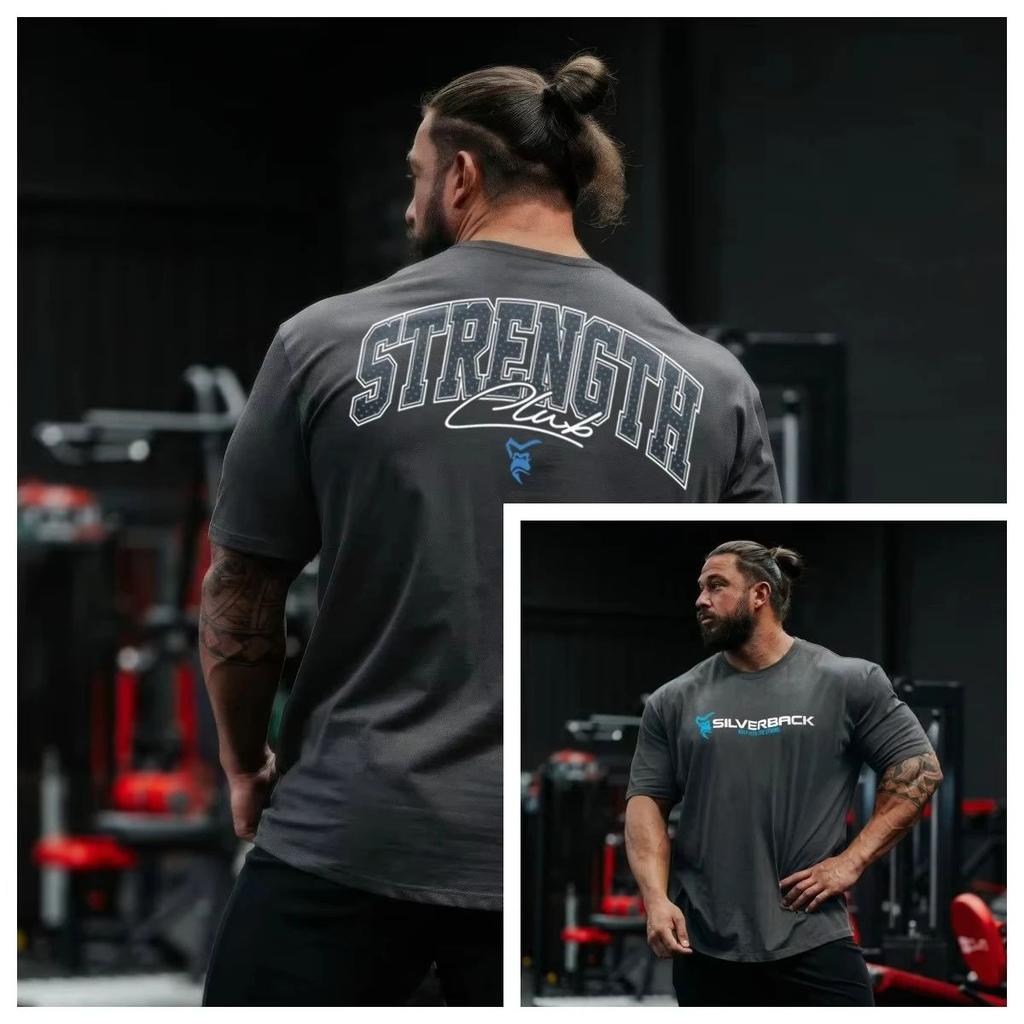 2026 Zomer Mode Nieuw 2026 GYM Gorilla Print T-shirt Kracht Club 2026 T-shirt Silverback Gymkleding Comfortabel T-shirt Eenvoudig