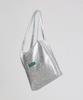 Green Stuff Effortlessly Boxy Shopper Bag 53 Sunlight Texture - Silver