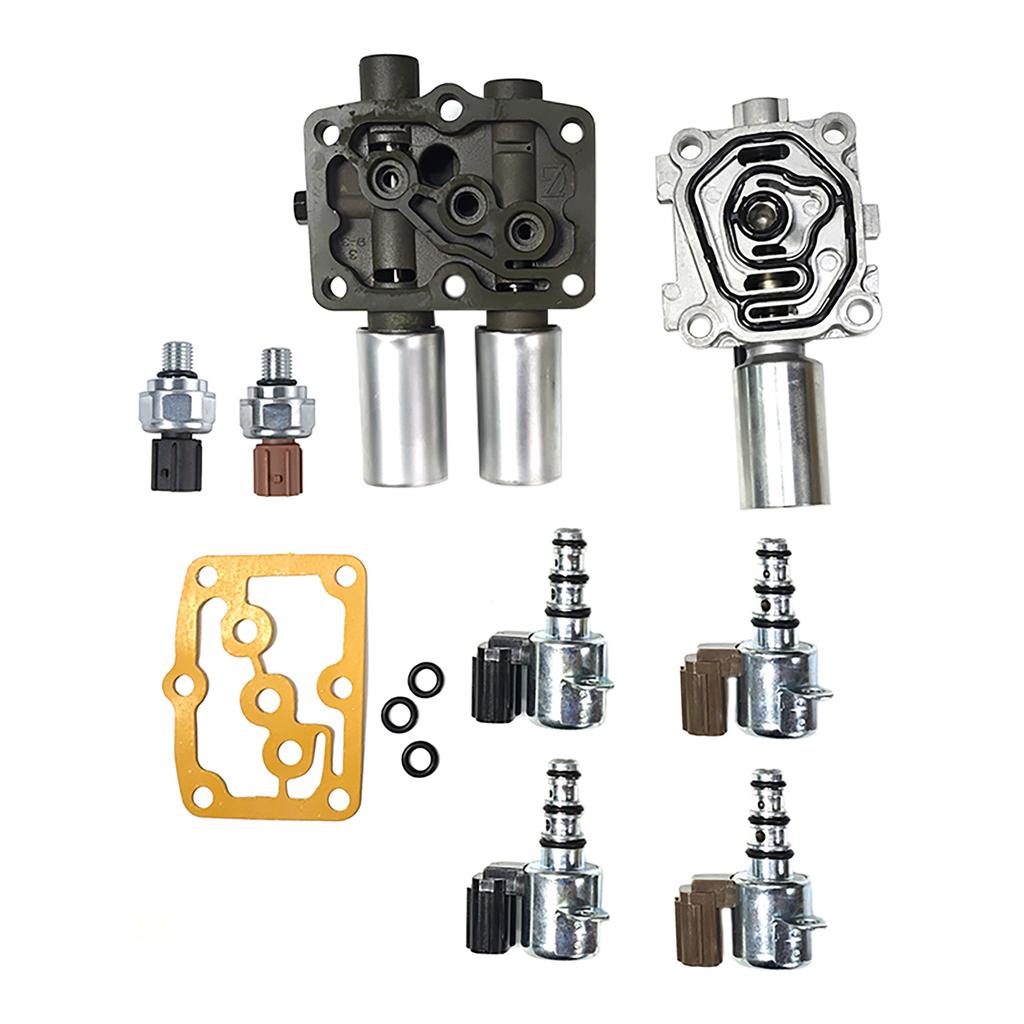 9Pcs For Acura CL Car Transmission Solenoid Kit 8250-P6H-024 28600-RKE-004 Replacement For Honda Accord Odyssey Auto Accessories