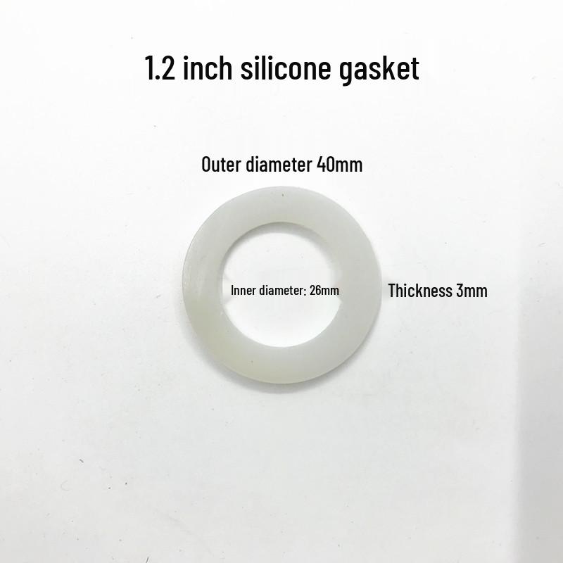 Silicone Flat Washer Gasket - Anti-Leak Seal Rings in Sizes 2mm to 2in
