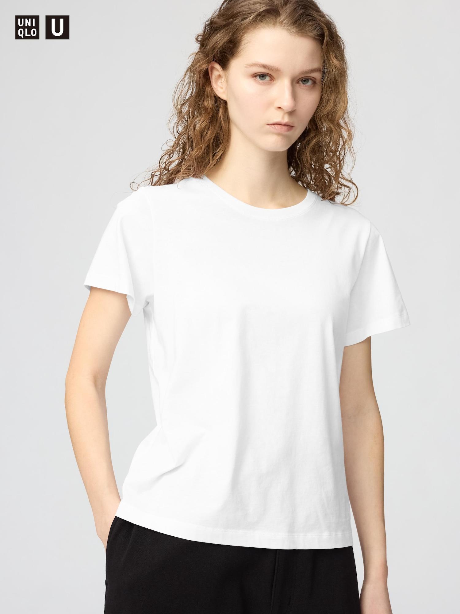 Uniqlo Япония Supima CoTTon T 00 WHITE/XS