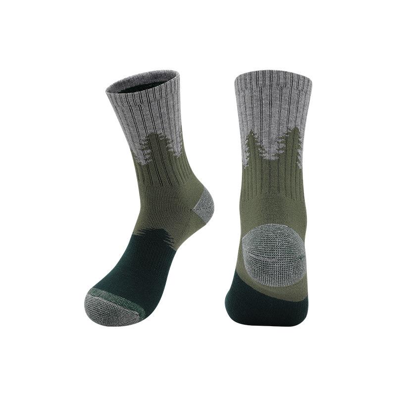 2026 Wool Socks Non-slip Breathable Medium Tube Shock Absorption Sweat Outdoor Professional Hiking Mountaineering Socks