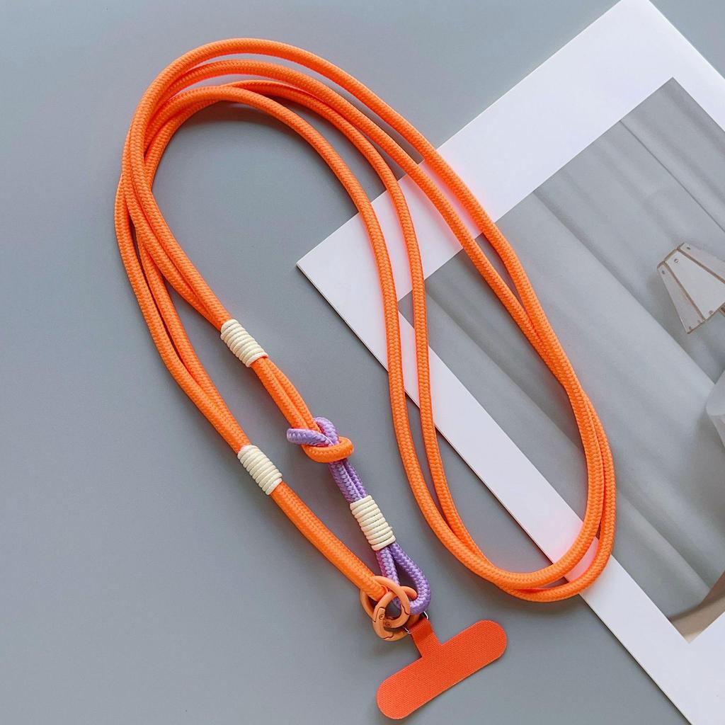 Husă de telefon crossbody personalizată, rezistentă la căderi, cu bloc de culori și șnur lung