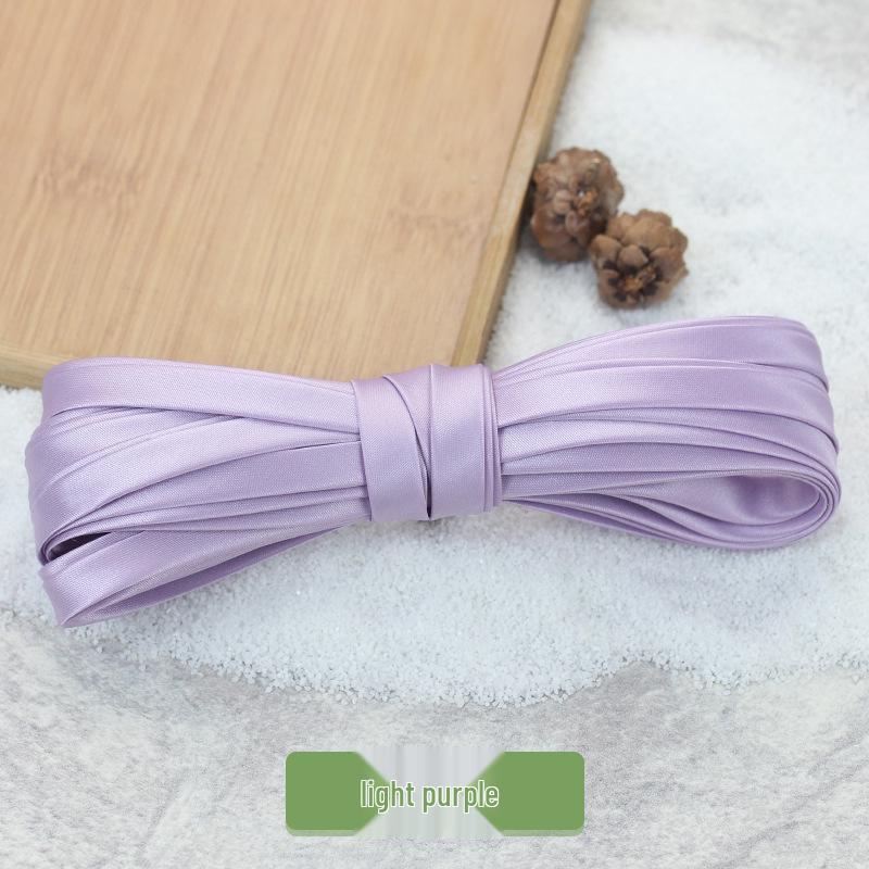 Hengmeihe 0.85cm Satin Cheongsam Hemming Strip: Solid Color, Imitation Silk, Non-Iron Accessories for Women