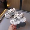 Children's sneakers 2025 spring and autumn baby girl shoes boys solid sole running shoes girls soft sole dad shoes tide