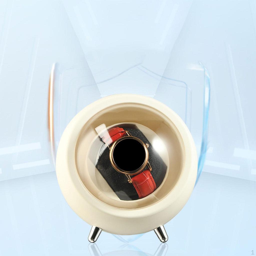 Automatic Watch Winder Self Winding Box Mechanical Watches Silent Case Holder for Living Room