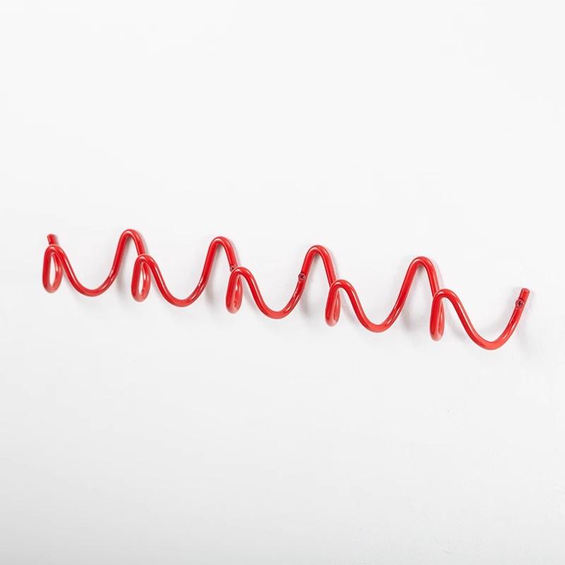 MOMO Minimalist Hooks Entry Bauhaus Coat Rack Wall Hanging Wall Behind Door Entryway Clothes Hat Hooks Electroplated Metal Hooks