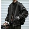 Japanische Vintage Polarfleecejacke Herren Winter Hochwertige Dicke Jacke Koreanische Streetwear Locker Paar Trendiger Warmer Mantel Männlich
