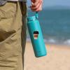 710ml Vacuum Flasks Insulated Easy-Pull Cup Sport Water Bottle for Men Women with Handle Portable Thermoses Large Capacity with Coffee Sticker