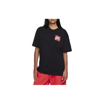 Nike Skate T-Shirt Mosaic Logo Print Crew Neck Short Sleeve Unisex T-Shirt Black FJ1157-010