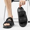 Lightweight Soft Sole Beach Slippers New Casual Slide Mens Shoes Fashion Men's Slippers Leather Summer Outside Slip On Footwear