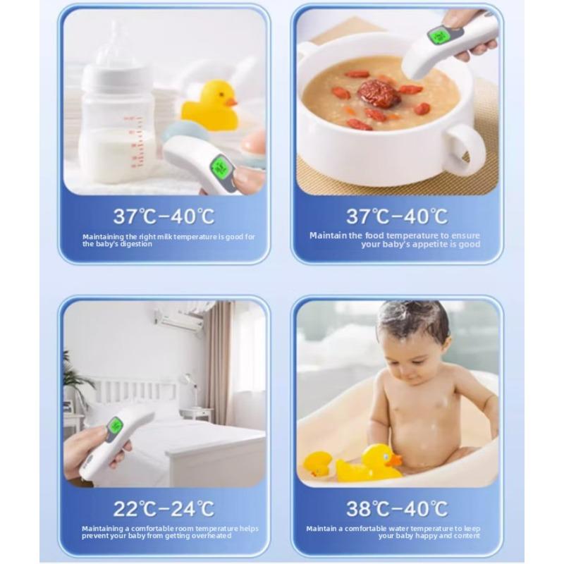 Cofoe Infrarot-Stirn- und Ohrthermometer KF-HW-016 - Elektronisches Dual-Mode-Hochpräzisionsthermometer für den Heimgebrauch