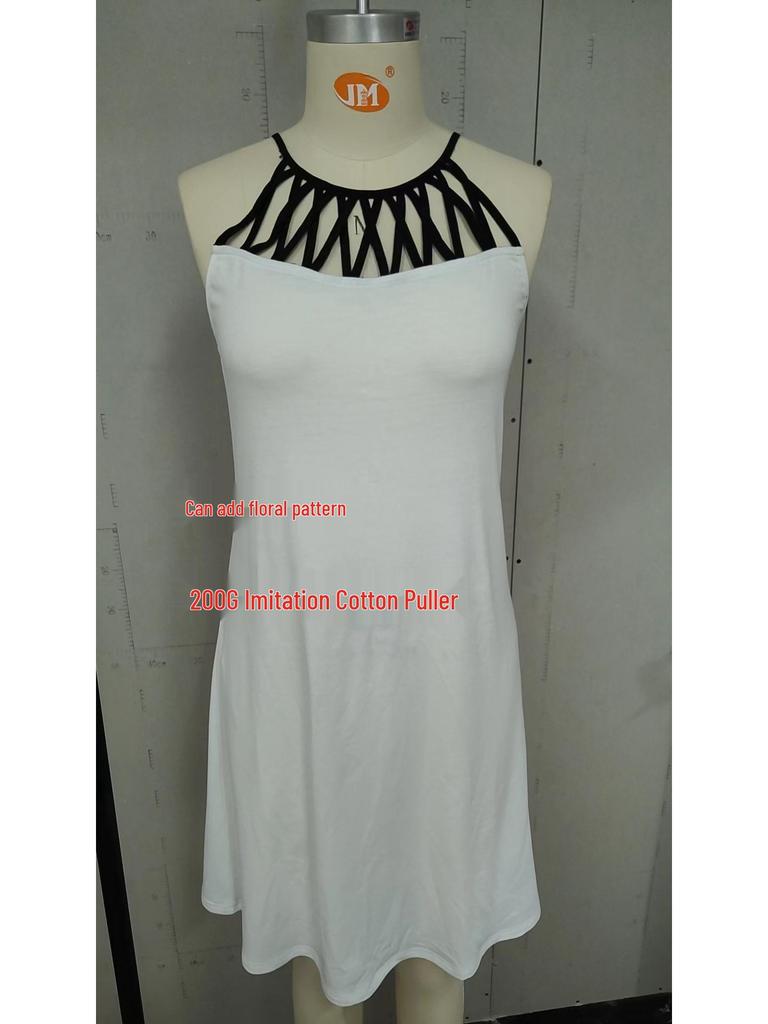 2023 Ethnischer Stil Mesh Ärmelloses Freizeitkleid für Damen - Europäische & Amerikanische Frühjahr/Sommer Kollektion
