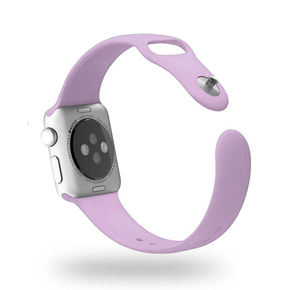 Buy Silicone Watch Band For Apple Watch 5 4 44mm 40mm Strap For iwatch  Apple Watch Series 3 2 1 38mm 42mm bands at affordable prices — free  shipping, real reviews with photos — Joom