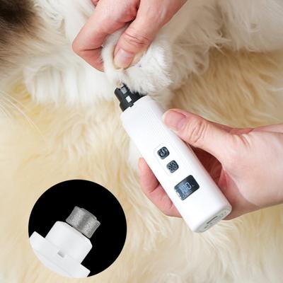 Yousheng Cat Nail Grinder Quiet Pet Nail Trimmer with 2 Speed Settings Rechargeable Portable Nail Grinder with LED Light for All Cats Dogs