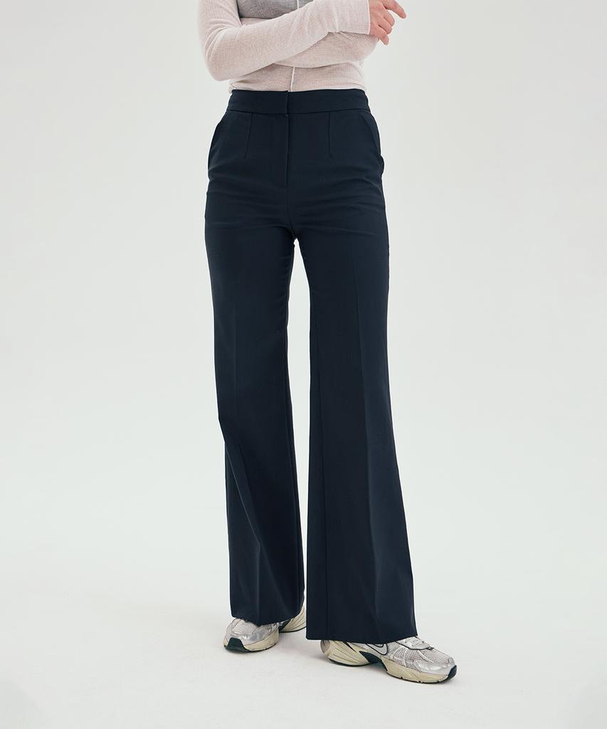PINBLACK Wool Mix Bootcut Set-Up Slacks