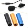 3,5-mm-Mikrofonadapter (Buchse) auf 3-poligen XLR-Stecker mit integriertem Phantomspeisungskonverter