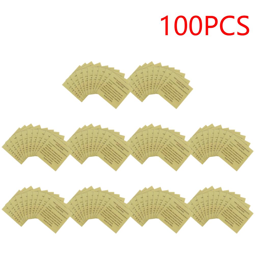 10-100pcs Pool Liner Repair Kit Underwater Repair Kit Sturdy Waterproof Air Mattress Patch Self Adhesive Pvc Inflatable Repair