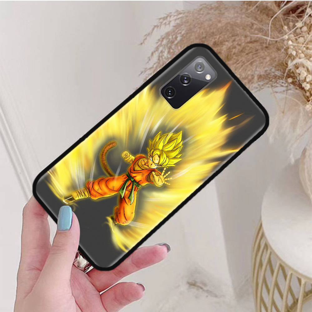 Black Case for Xiaomi Poco X6 X4 M5 M6 F5 F6 C65 C55 C50 C51 C40 Pro Redmi 14C A3X 13C 12C 11T 10A 9C Note 7 6 8A Plus W-58 Dragon Ball
