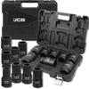JCB 1" Cr-Mo 6-point Deep Impact Socket Set 8 Pieces