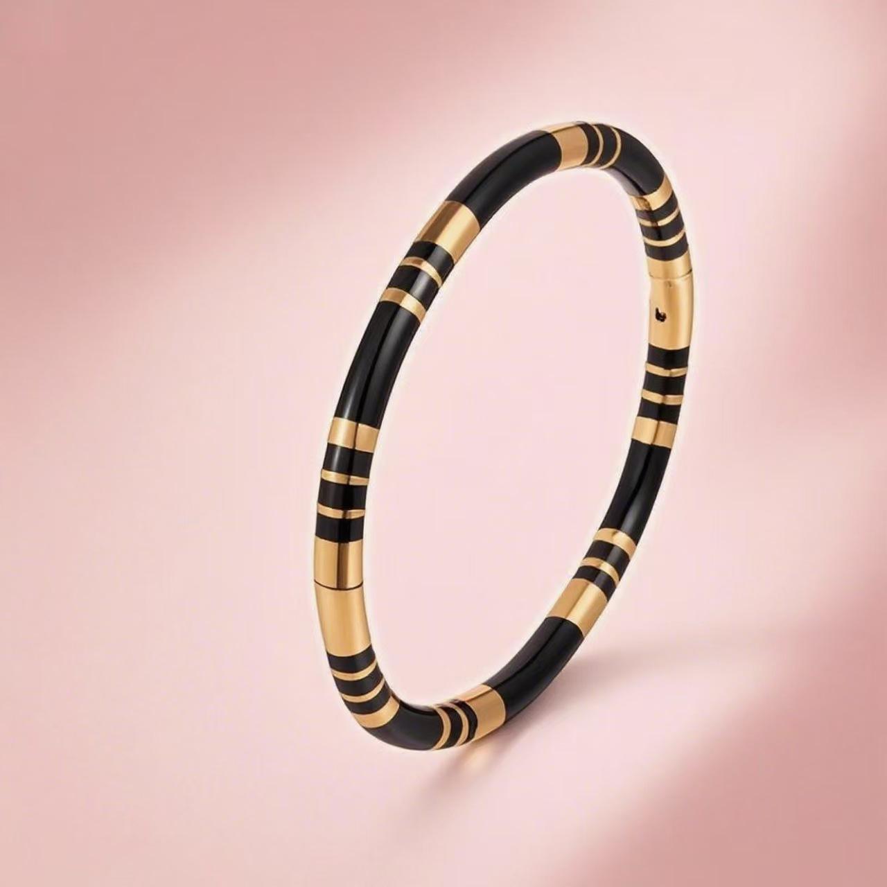Titanium Steel High-End Luxury Bracelet – Non-Fading European & American Style Wristband