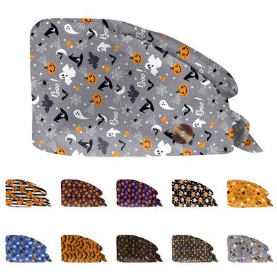 Mode Halloween Print Arbeitsmütze Lässige Waschmütze Taschenmütze