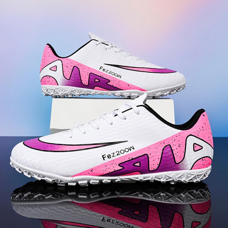 Foreign trade 2025 new low-top football shoes boys and girls students training broken nails TF indoor football shoes couple models