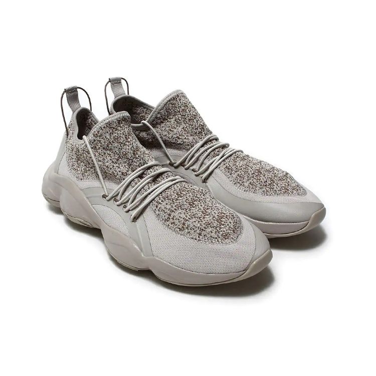 Reebok Dmx Fusion Ts Lightweight Comfortable Running Shoes Unisex Sneakers Gray Brown CN2208