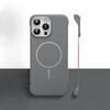 Luksusowa Tekstura Skóry Bezramkowa dla Magsafe Etui Na iPhone 16 15 Pro 14 Pro Max 13 Smukłe Wstrząsoodporne Bezprzewodowe Ładowanie Magnetyczne Etui na Telefon