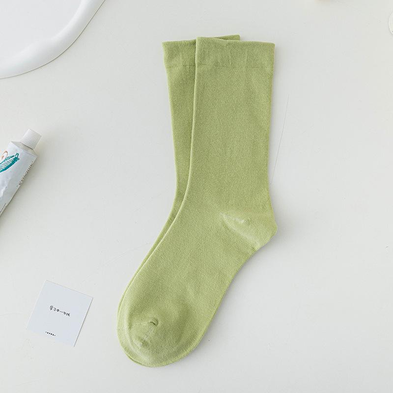 Kompressionssocken Mittellange Socken Trend Knochenlose Socken Weiße Strümpfe Stapelsocken Schwarze Strümpfe Einfach