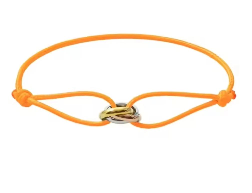 

Розкішний браслет для пари Ka s Premium Триколірний Трикільцевий