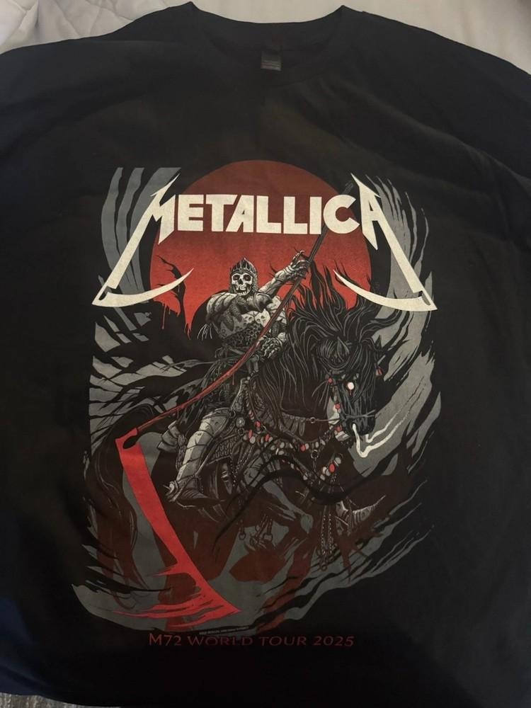 Metallica Denver Pop-Up Tee M72 Tour 2025 Empower Field Reprint Unisex T-Shirt XXXXL