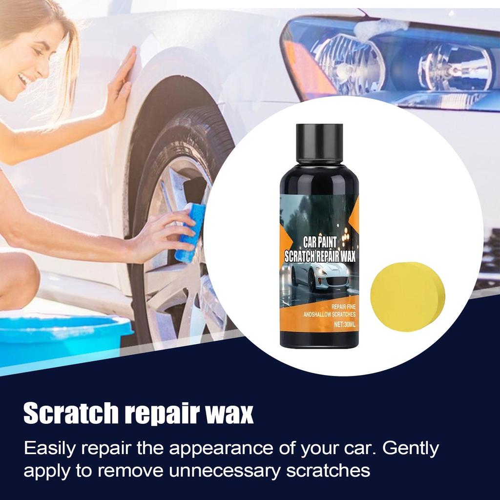 30ml Scratch Remover for Vehicles Car Polishing Wax Scratch Remover for Vehicles Automotive Motor Body Waxing Car Detailing
