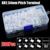 230Pcs Male And Female Pin Connector 2p 3p 4p 5pin Terminal Connector Kit 2.54mm Pitch Terminal