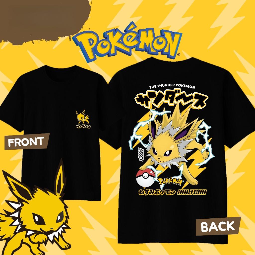 

Anime Pokémon Jolteon Printed Tshirt Unisexs and Womens Tshirt Unisexs Tops Harajuku Y2K Tshirt 2026 Summer New Tee Streetwear S