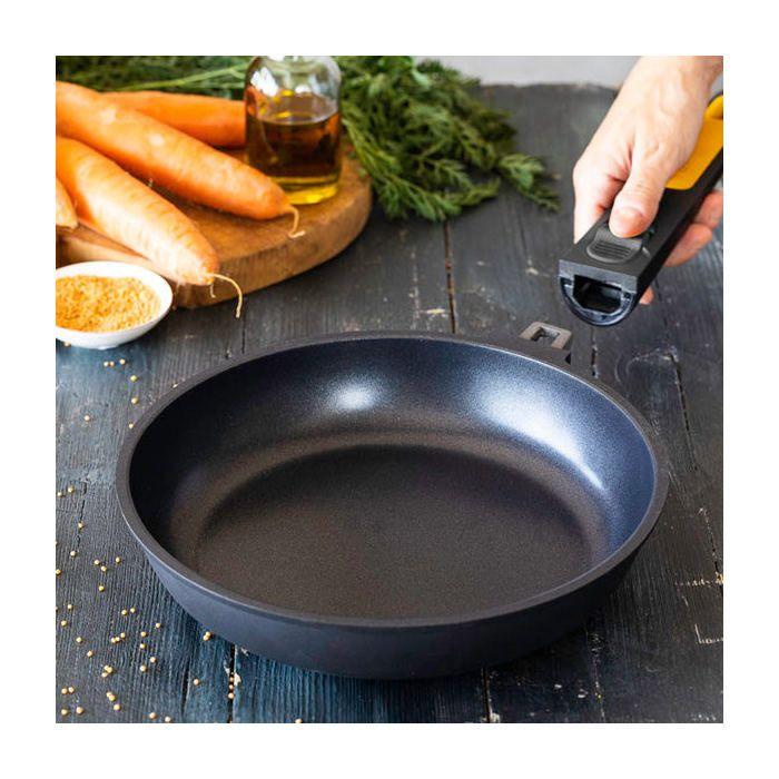 Poêle - BRA - Fast Click - 26 cm - Fonte d'aluminium - Antiadhésive - Tous feux