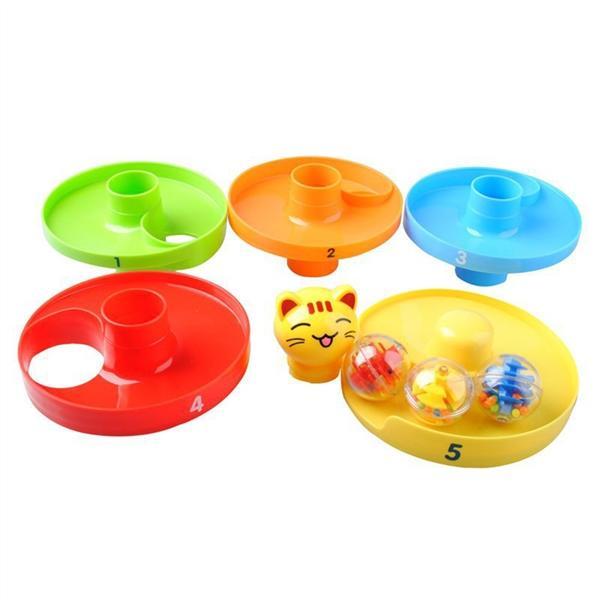 Drop and Roll Swirl Ball Ramp Toy for Babies Infant (Random Color ...