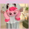 Plush Pink Pony Doll Backpack Top Handle Open Pocket Girls School Student Bags