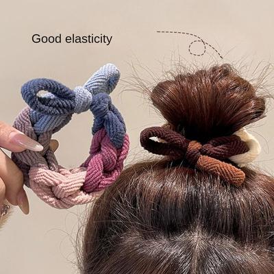 Grube, Wysokoelastyczne Gumki do Włosów, Temperamentne, Dzikie, Damskie, Do Wiązania Włosów, Nie Niszczące Włosów, Akcesoria, Gumka do Włosów