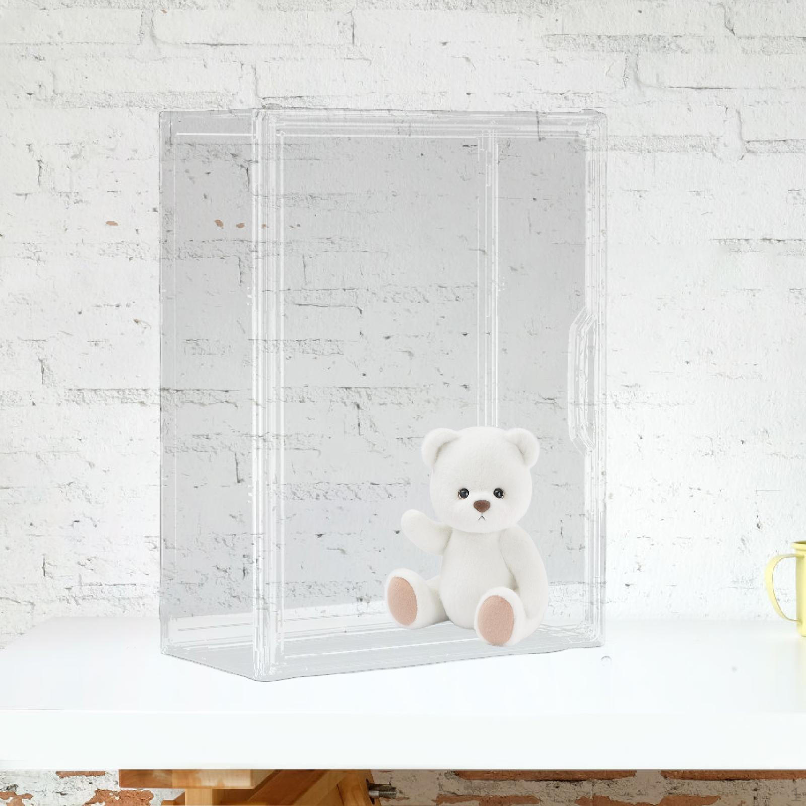 

Прозрачная витрина для фигурок, шкафчик, настольный органайзер для миниатюр, моделей without Divider