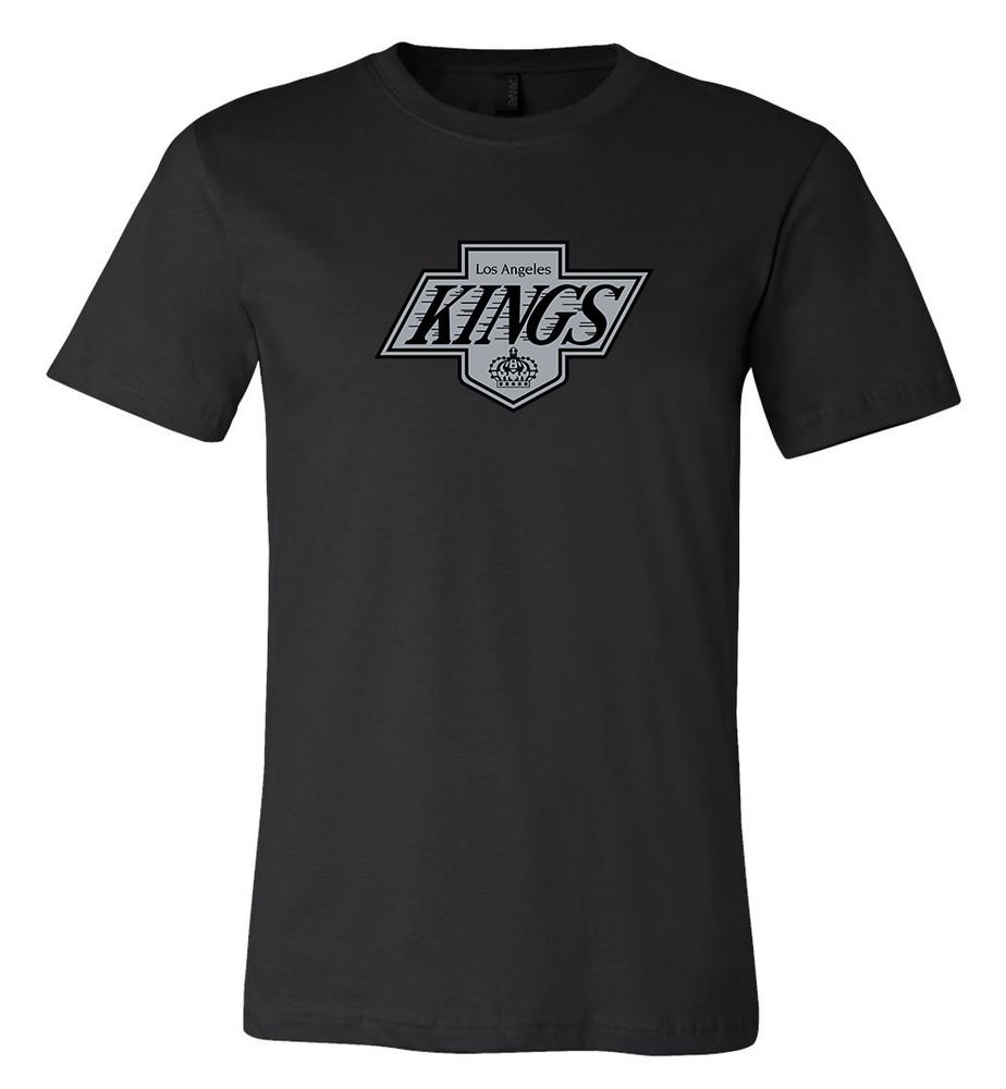 Los Angeles Kings Throwback Team logo shirt S-6XL Tracking!! Unisex T-Shirt XL